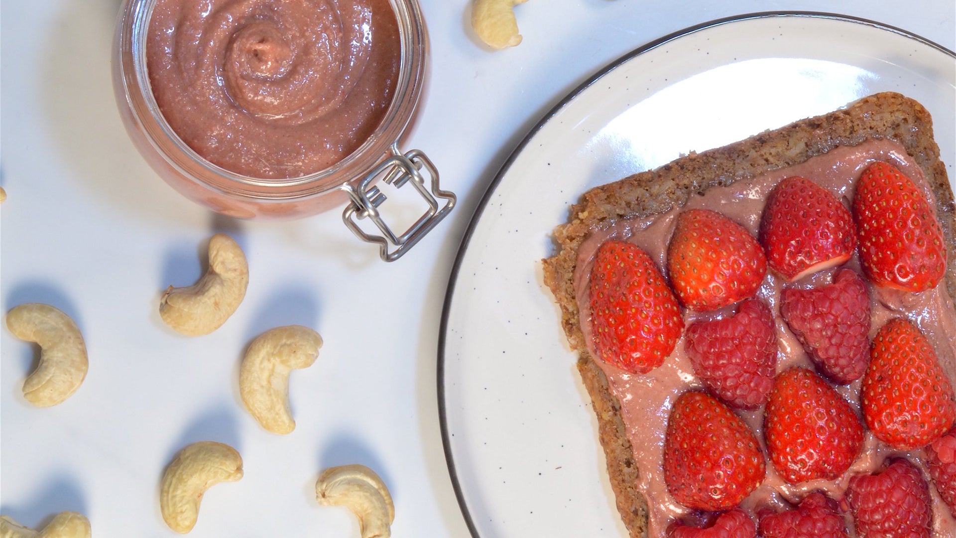 Homemade Cashew and Strawberry Vegan Spread - Diamond Custom Machines