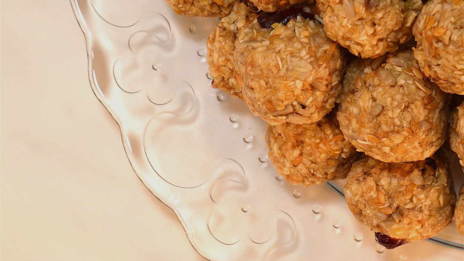 Dried Cherry and Sunflower Seed Energy Bites