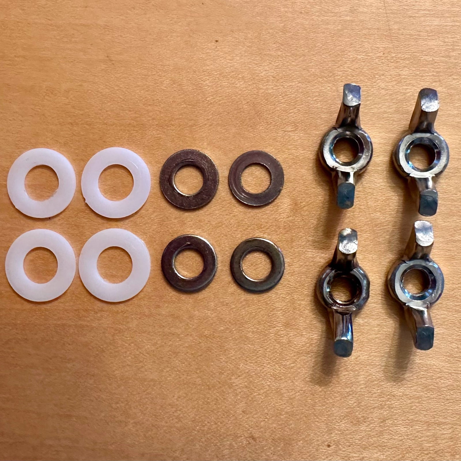 Washers and Wingnuts for Plastic Stone holder