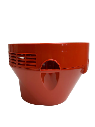 Red Plastic Body for Tilting Chocolate Refiner