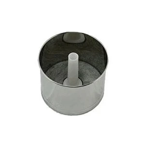 Refurbished Premier 10 lb Tilting Chocolate Refiner Drum and Hybrid Roller Stone Kit
