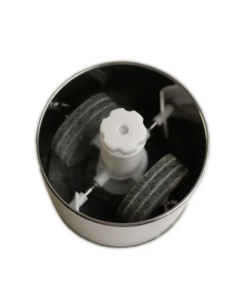 Refurbished Premier 8 lb Chocolate Refiner Drum and Roller Stone Kit