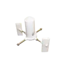 Round top Plastic Stone Holder Kit for Premier 8 lb Chocolate Refiner