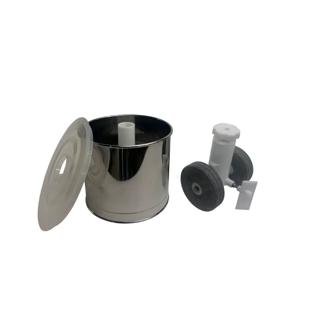 Micro-Batch Granite Drum and Roller Stone Set