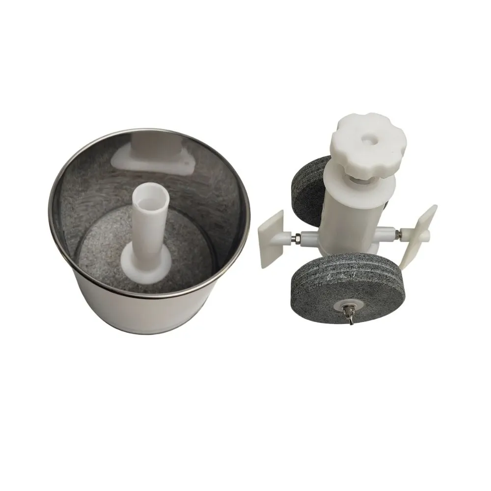 Micro-Batch Granite Drum and Roller Stone Set