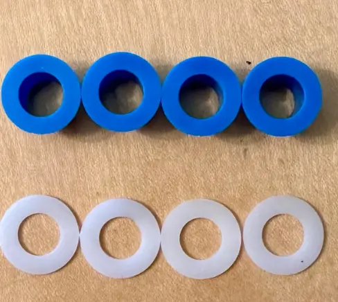 Blue Plastic Bushings for Roller Stones that use Plastic Stone Holders