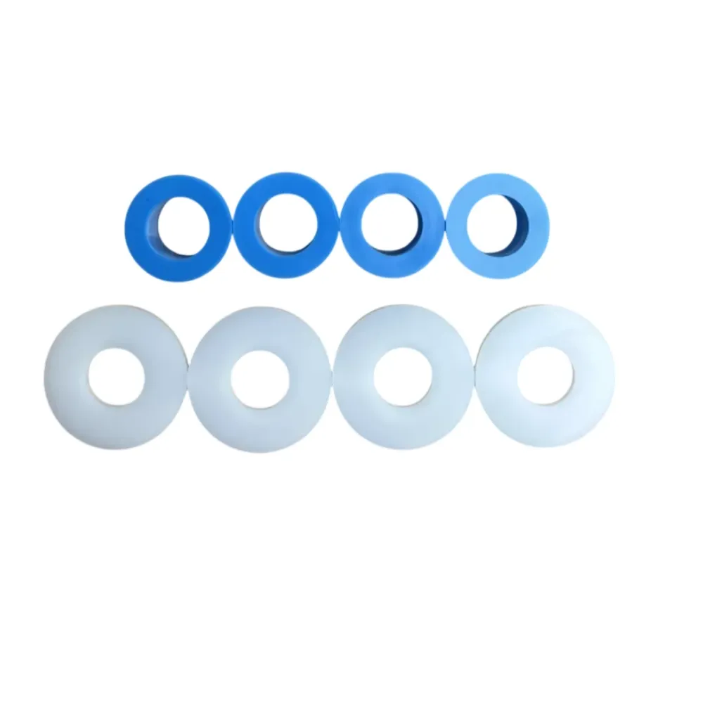 Blue Plastic Bushings for Roller Stones that use SS Stone Holders
