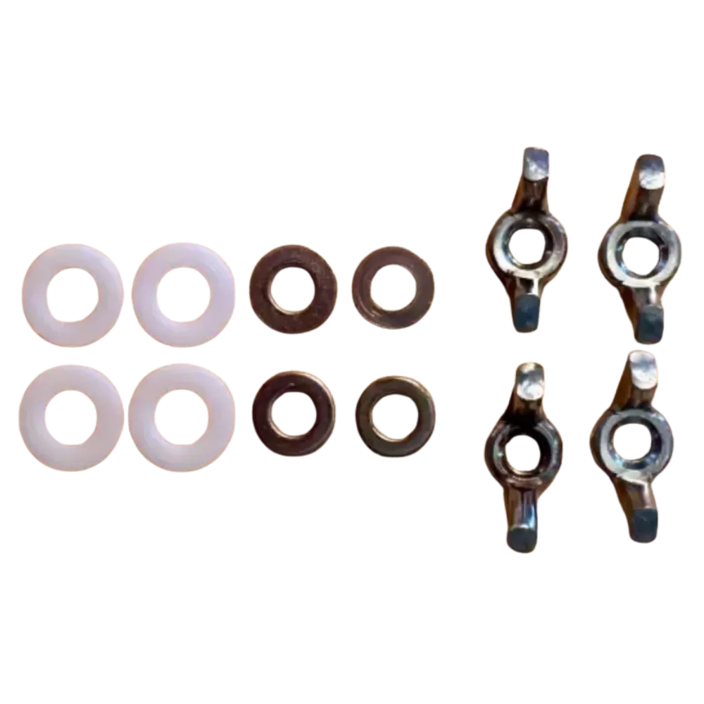 Washers and Wingnuts for Plastic Stone holder