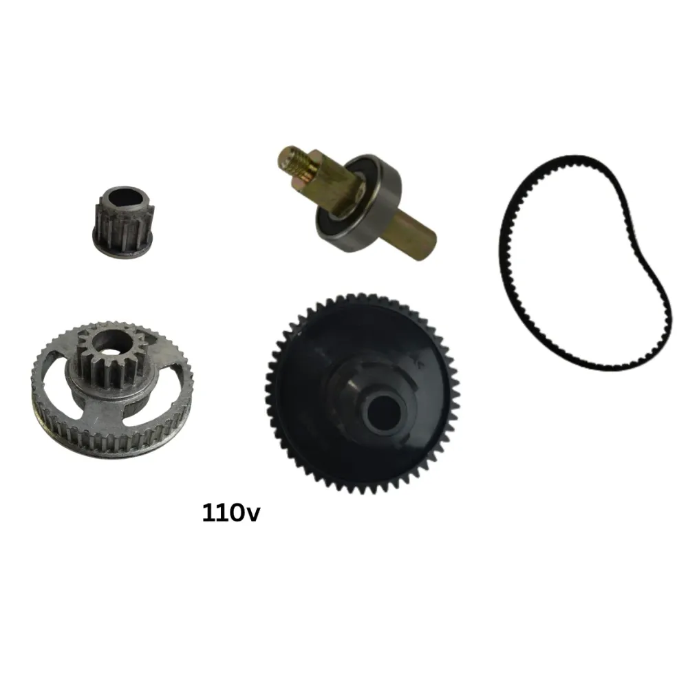 HTD Transmission Kit for Current 8 lb. and 10 lb. chocolate refiners (110 Volts)