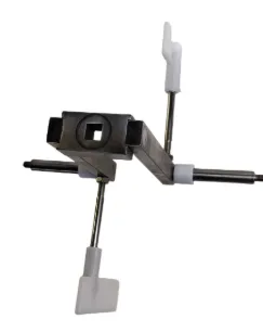 Plastic Stone Holder With 2 Wipers (Small 8 lb, Hybrid Plastic Stone Holder)