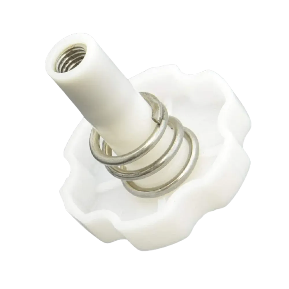 Top lock Nut And Spring (Round Top Plastic Stone Holder)
